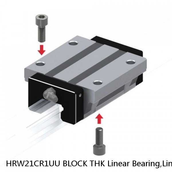 HRW21CR1UU BLOCK THK Linear Bearing,Linear Motion Guides,Wide, Low Gravity Center LM Guide (HRW),HRW-CR Block