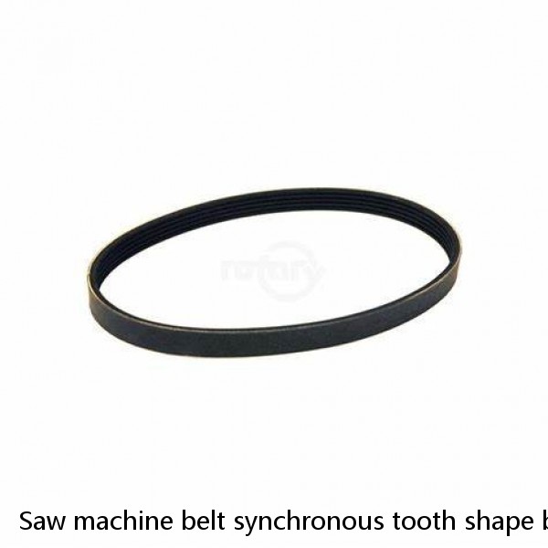 Saw machine belt synchronous tooth shape belt combined triangle multi groove v belt