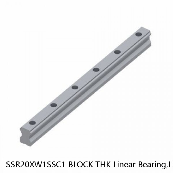 SSR20XW1SSC1 BLOCK THK Linear Bearing,Linear Motion Guides,Radial Type Caged Ball LM Guide (SSR),SSR-XW Block