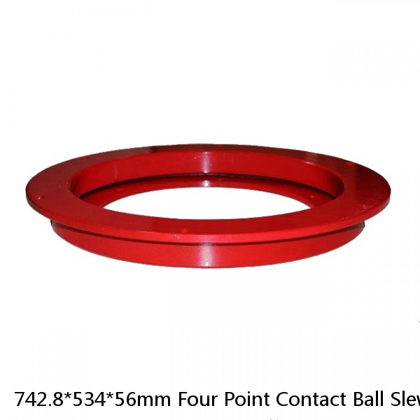 742.8*534*56mm Four Point Contact Ball Slewing Bearing